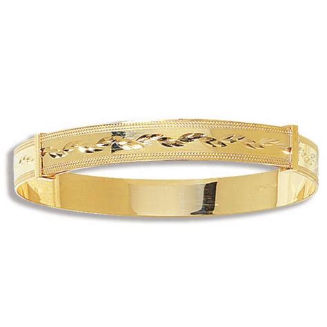 9ct gold bangles for women.